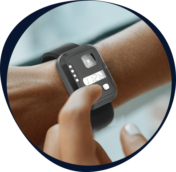 An Actigraphy watch. Actígrafo. Actígrafia